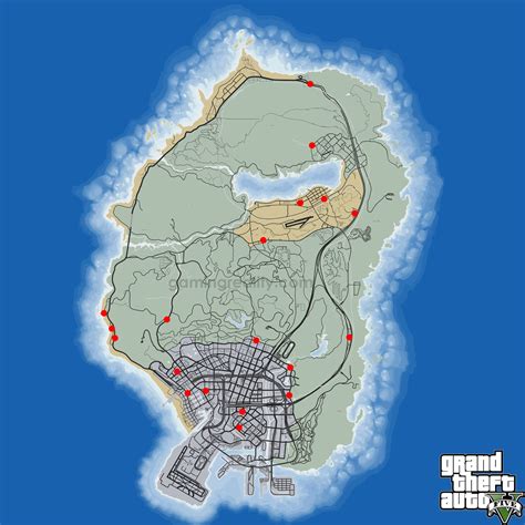 gta v robbery map.